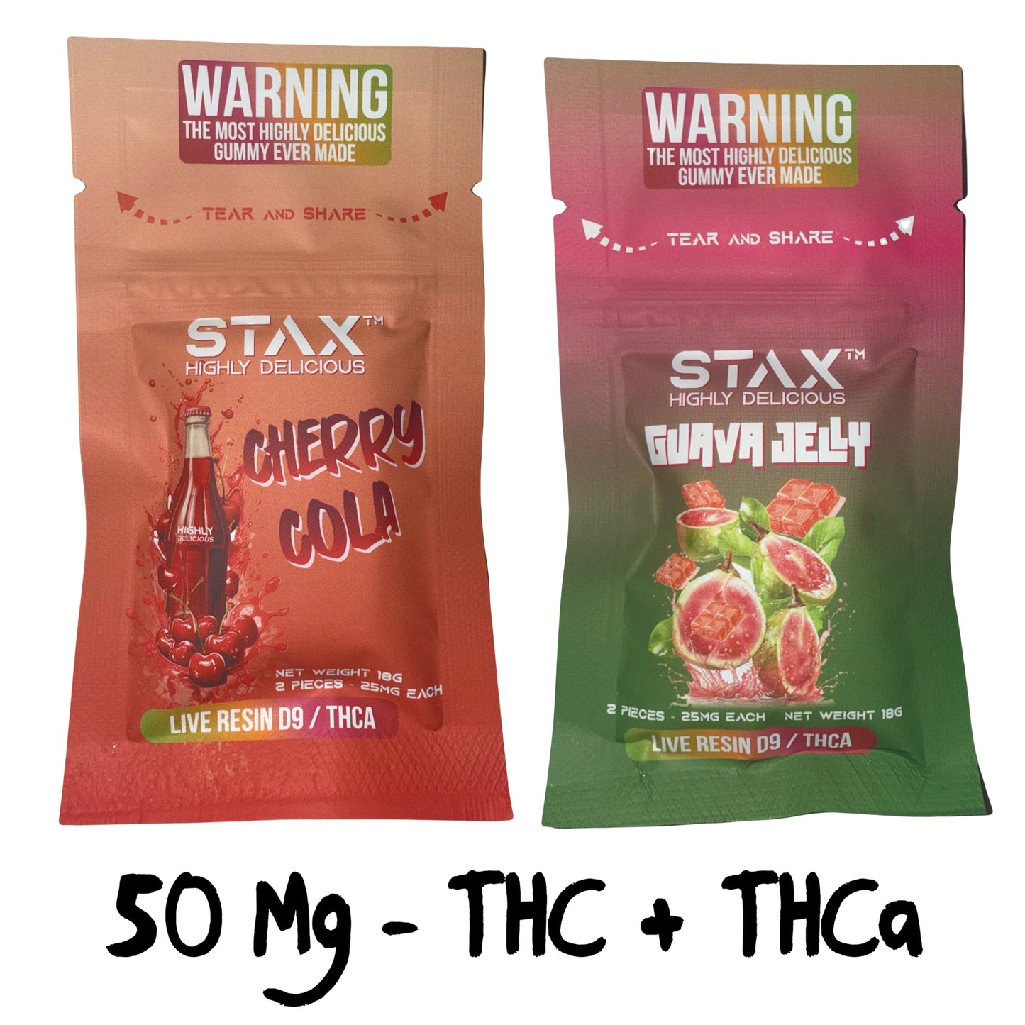 Stax 50 mg Gummies